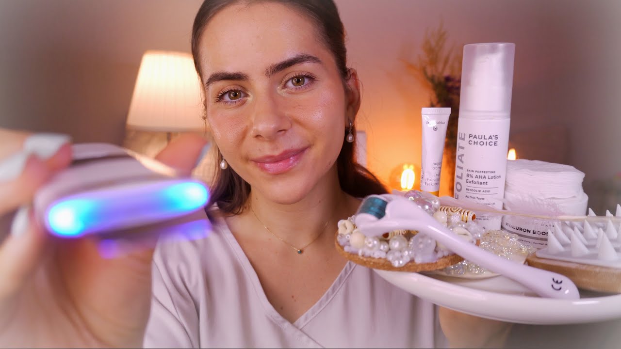 ASMR WHITE SPA TIME 🧖‍♀️🤍 Sanfte Pflege & Entspannung pur