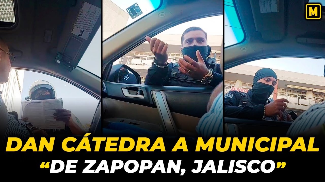 Deja sin argumentos a Elemento de la Municipal de Zapopan, Jalisco