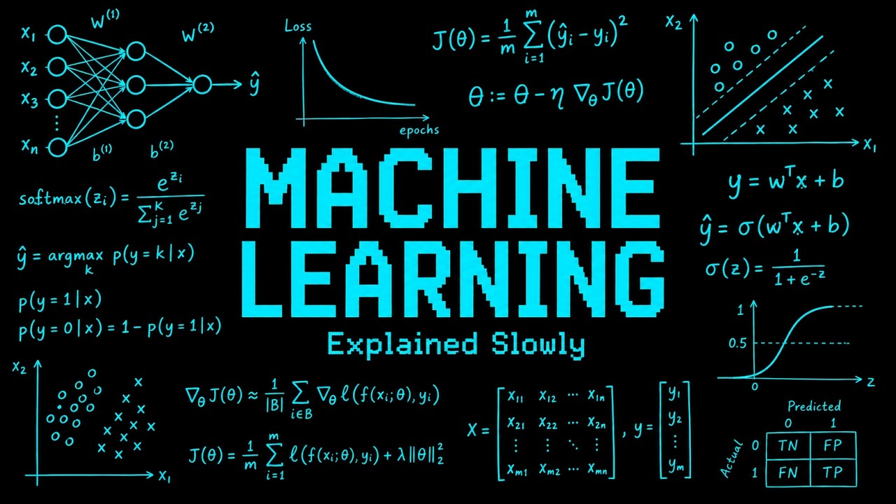 Everything About Machine Learning Explained Slowly (For Sleep)