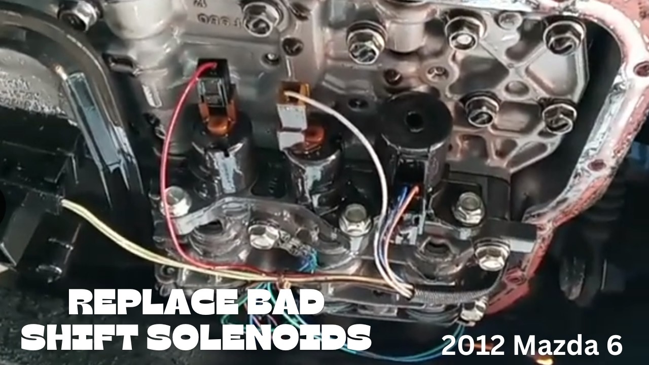 Step by step guide to replacing the transmission shift solenoids and filter on 2012 Mazda 6