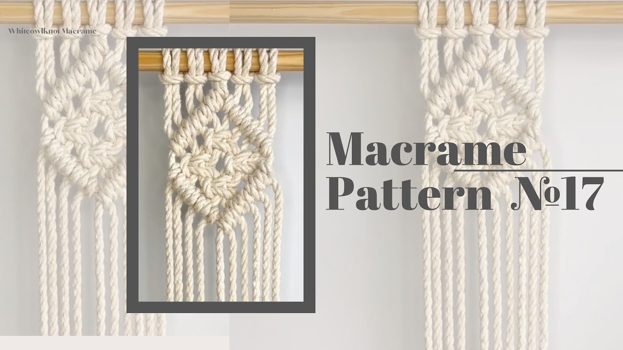DIY Macrame: Diamond Pattern #17 / Simple Macrame Diamond for beginners/ Macrame Diamond Tutorial