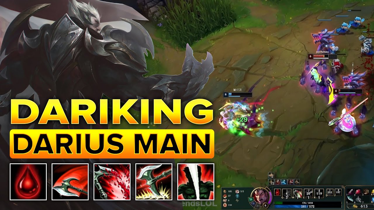 DARIKING Darius Montage 2024 - KR Grandmaster Darius Plays Season 14