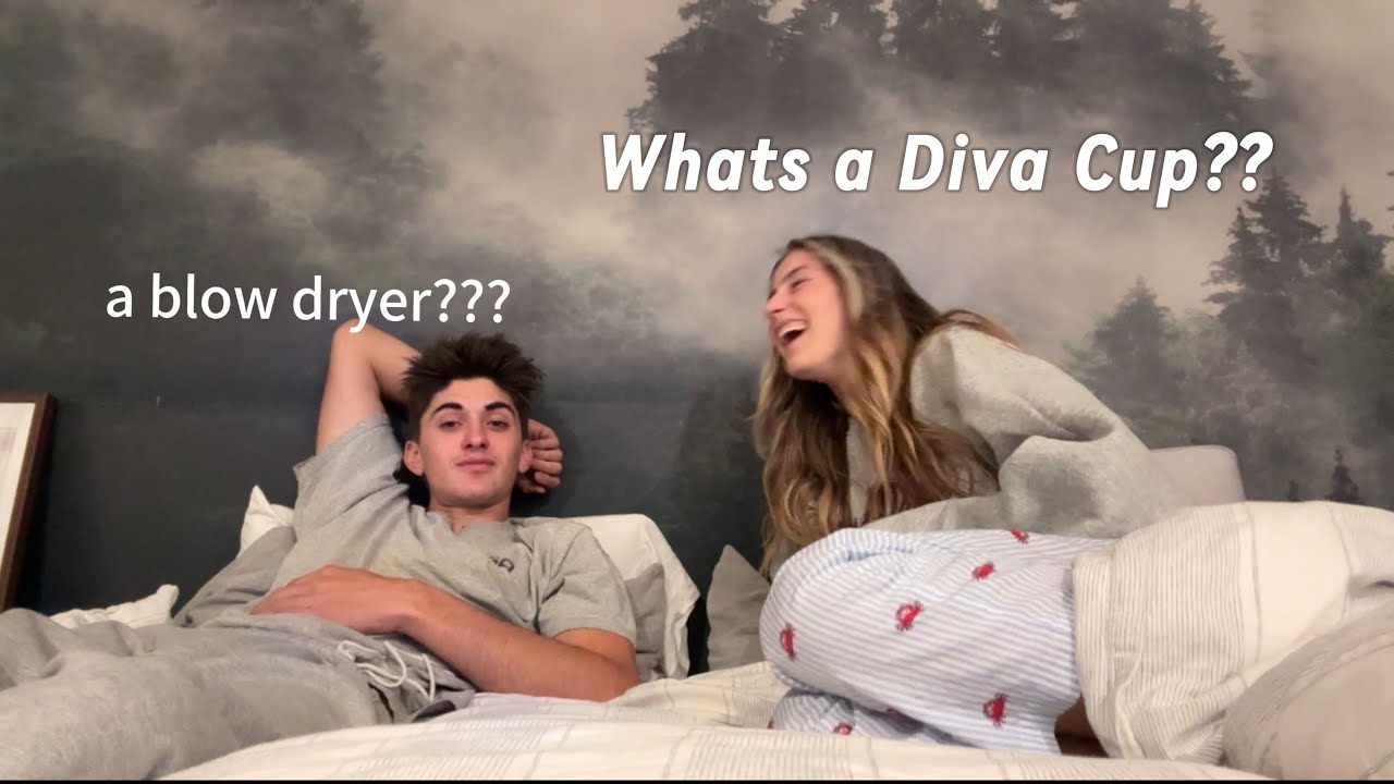 ASKING BF IF HE KNOWS FEMININE PRODUCTS** with a twist