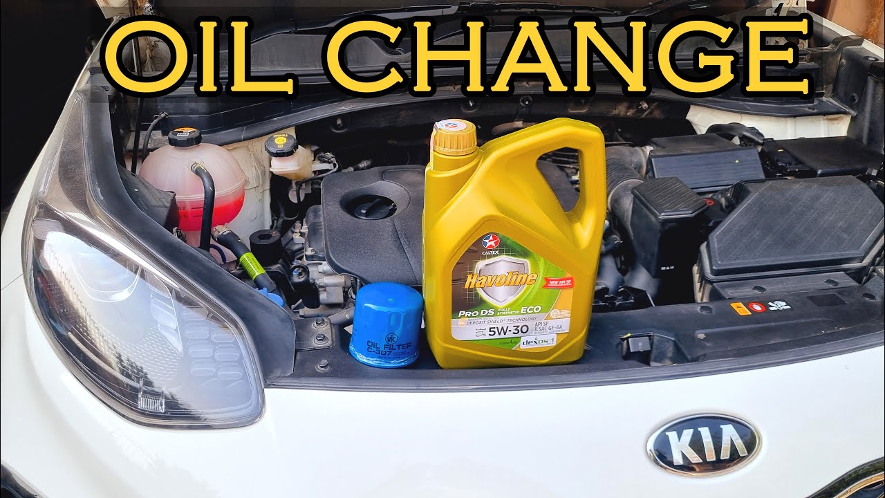 How to change engine oil and oil filter in Kia Sportage