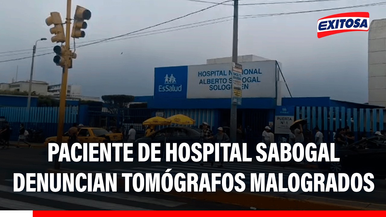 🔴🔵 Paciente de Hospital Alberto Sabogal denuncian tomógrafos malogrados y falta de medicamentos