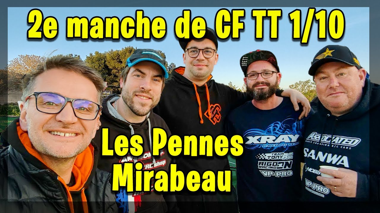 Notre WE au CF de Marseille en TT 1-10e  au MRCPM avec la team TonyRC