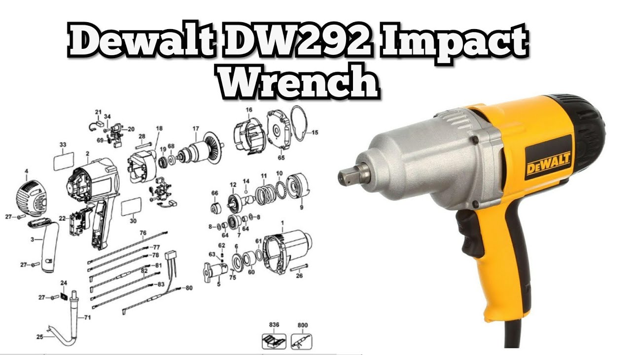 Power Cord Problem, Lubricant Leakage, Dewalt DW292 Impact Wrench Repair