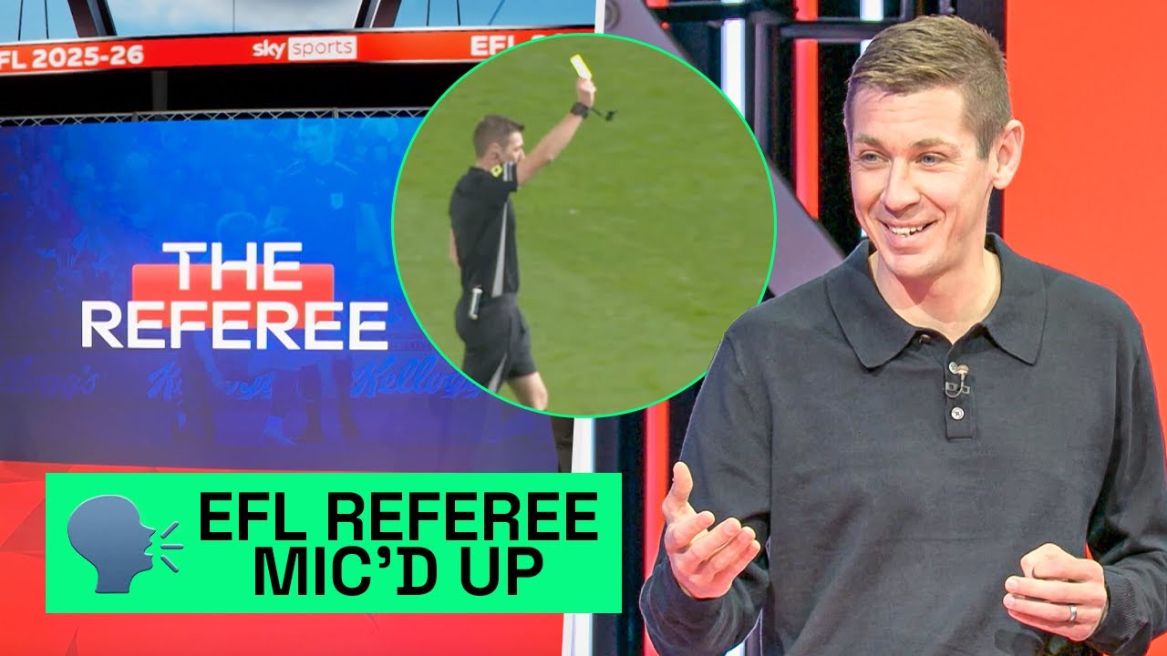 EFL Referee Mic’d Up 🗣️ | Matt Donohue