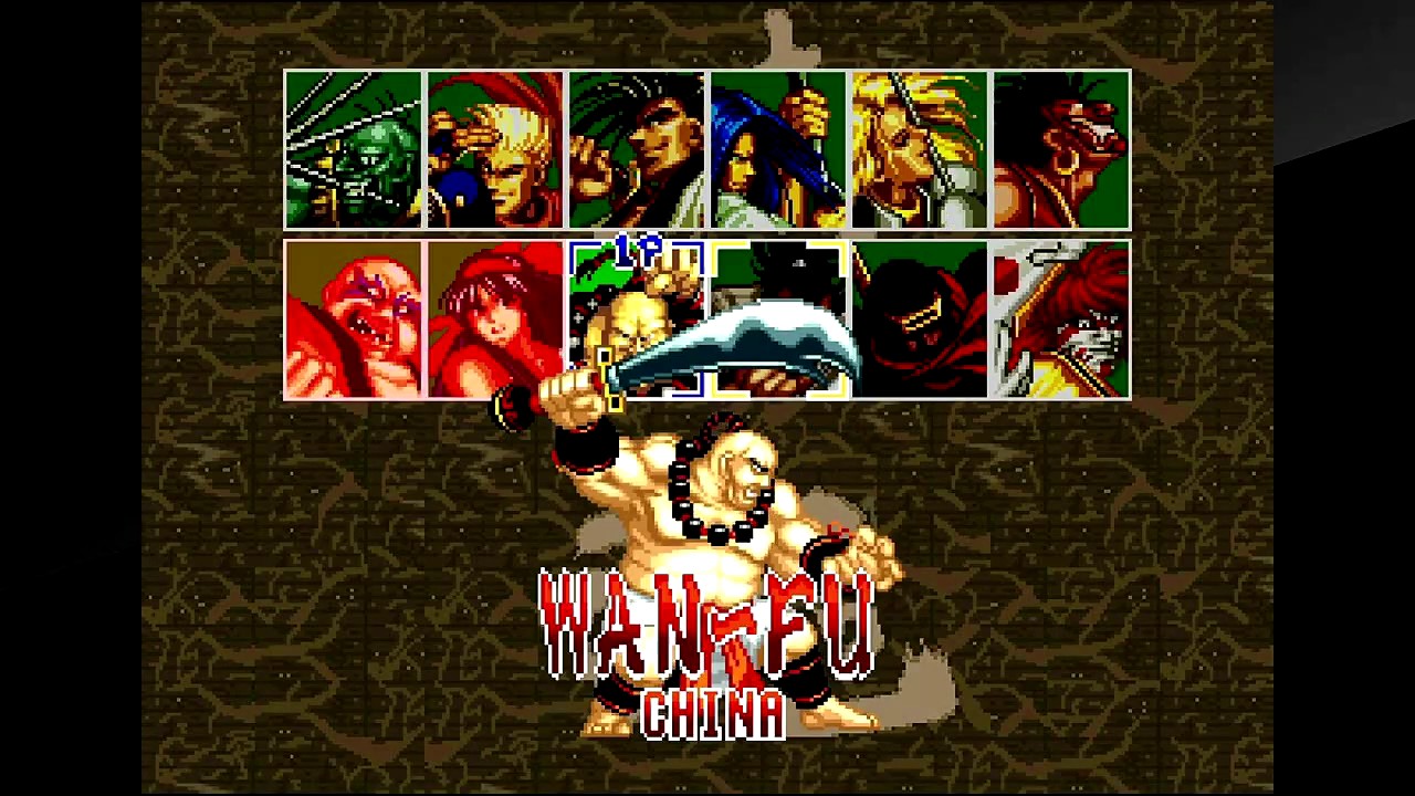 Samurai Shodown (PlayStation 4) Arcade as Wan-Fu