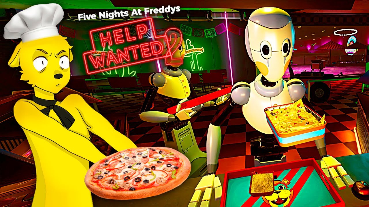 Готовлю Еду Аниматроникам 🌭 FNAF Help Wanted 2