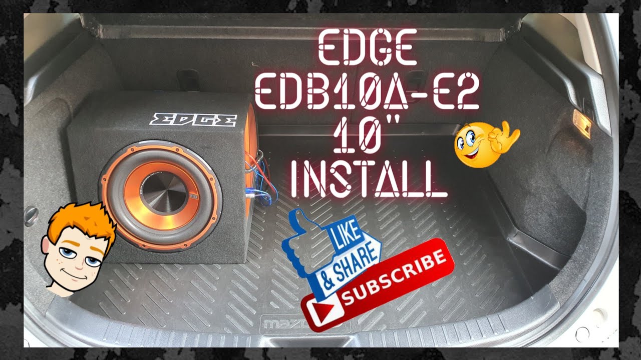 Edge EDB10A subwoofer install