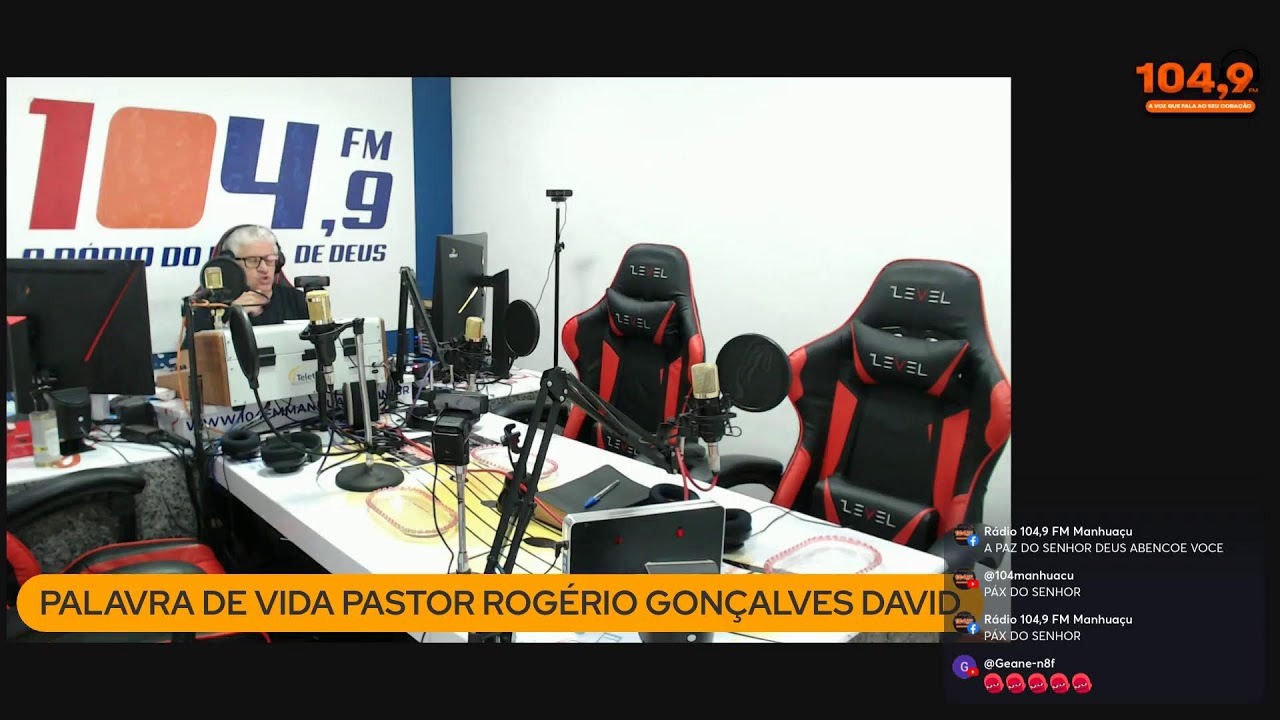PROGRAMA PALAVRA DE VIDA  PASTOR ROGÉRIO GONÇALVES DAVID