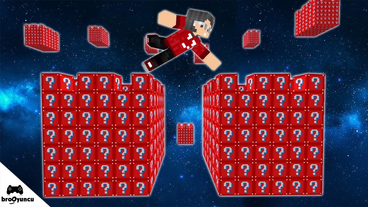UÇAN TEK KALE ŞANS BLOKLARI - Minecraft