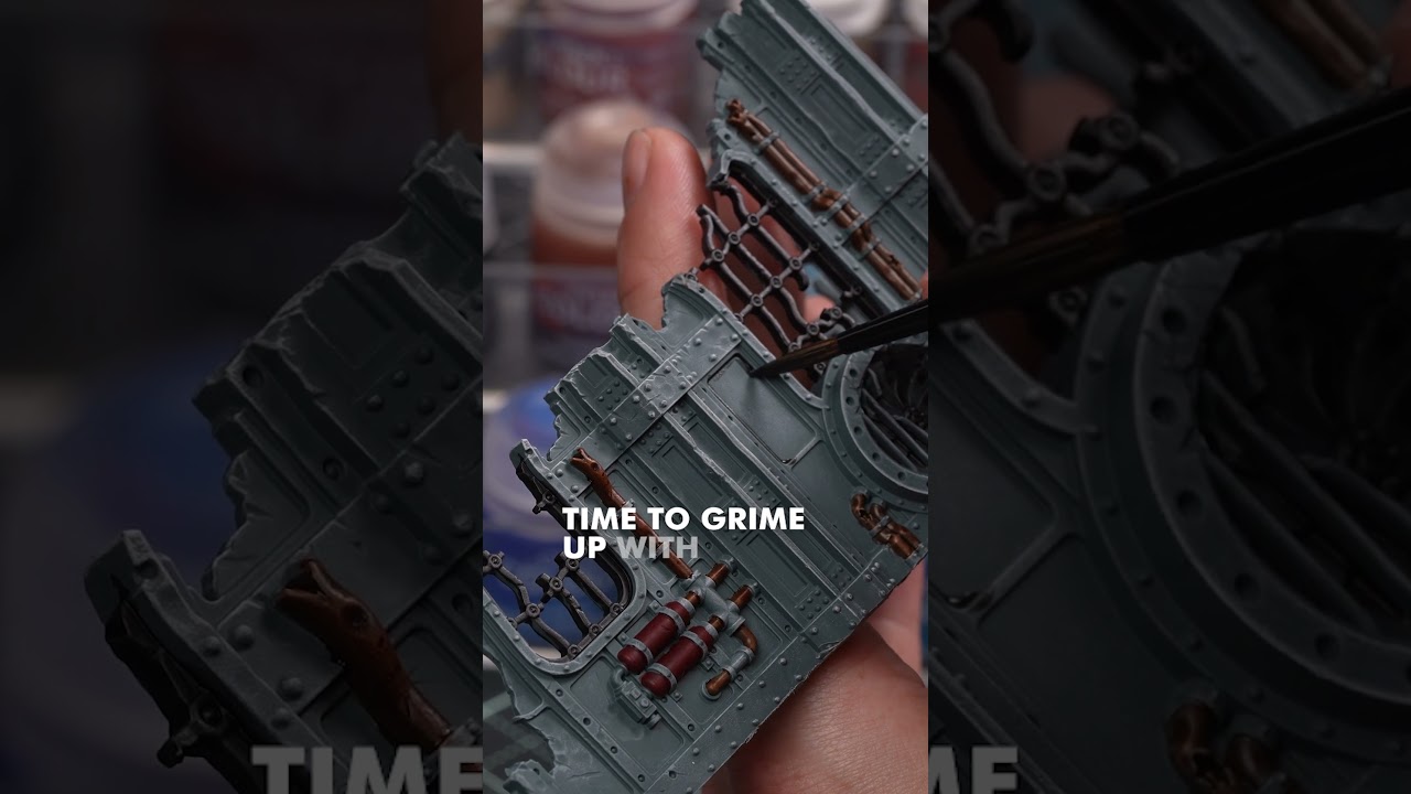 Using Contrast paint on terrain? #warhammer40k #warhammer #miniature