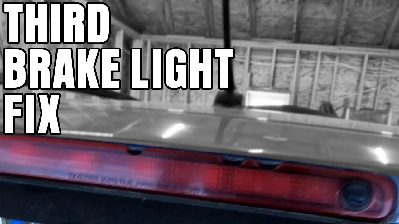 SX4 Third Brake Light Repair