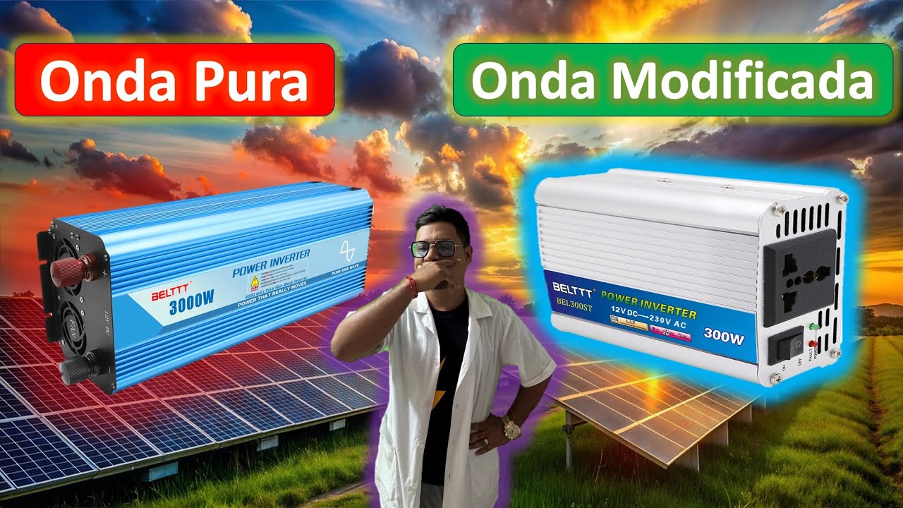✅Cual es la diferencia entre inversor Onda pura y onda modificada #2025 #solarsystem