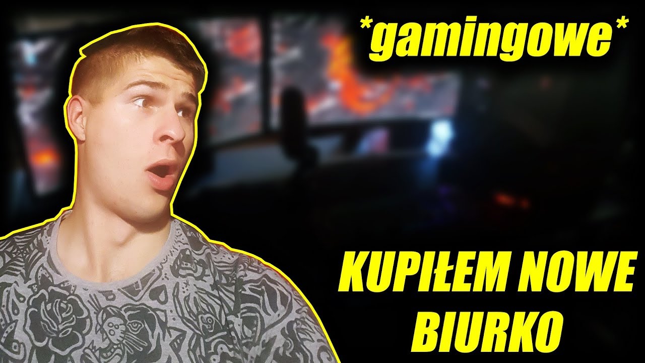KUPIŁEM NOWE BIURKO 😱 *nowe stanowisko*