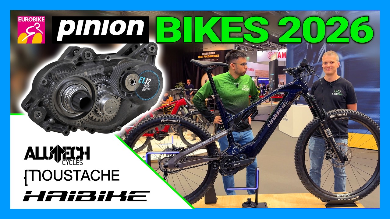 Eurobike 2025 Highlight: Pinion MGU Bikes 2026 - Haibike, Moustache, Alutech