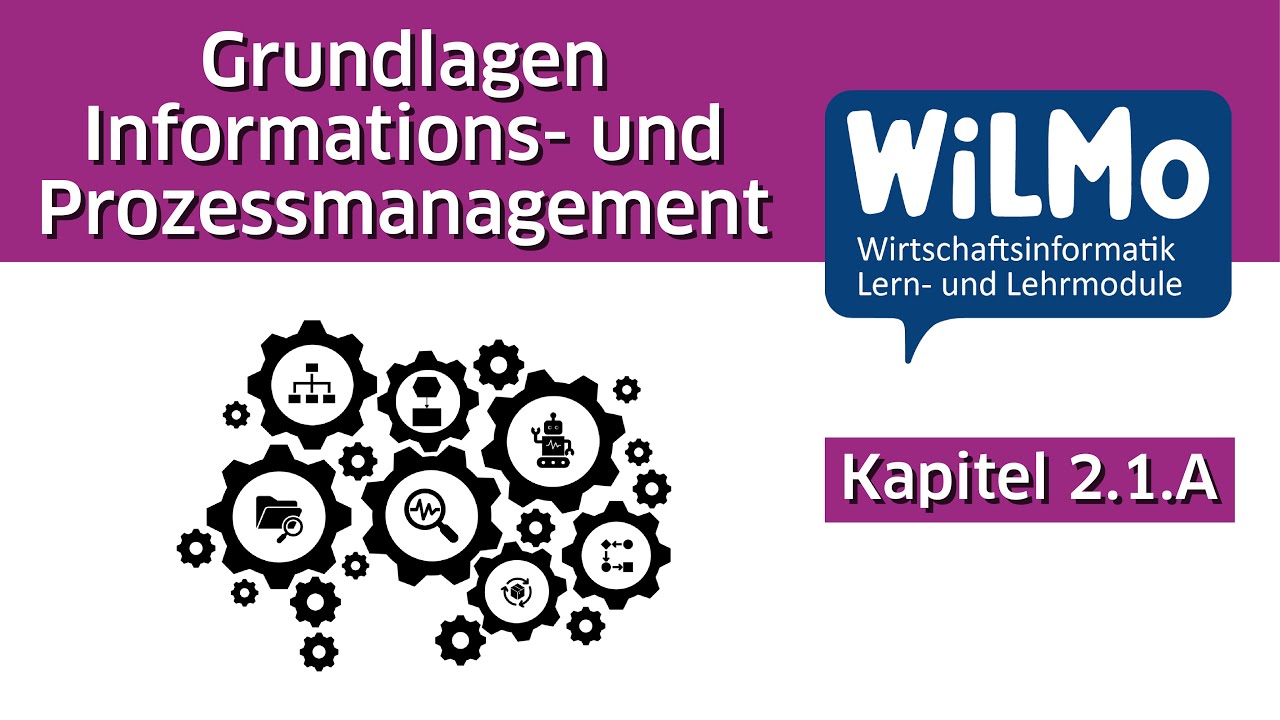 Grundlagen Informations- und Prozessmanagement (Teil 1) - WiLMo 2.1.A