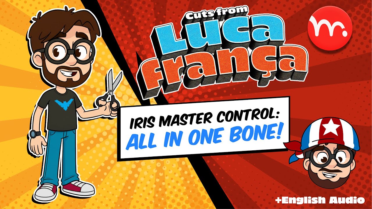 🎬Um Bone para TODOS controlar 👁️ (Master Controller no Moho)