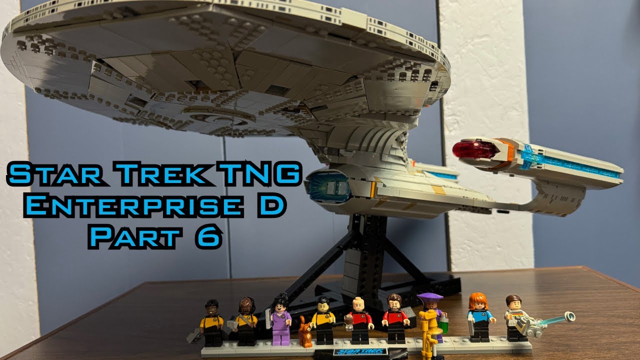 Enterprise D Build: Display Stand
