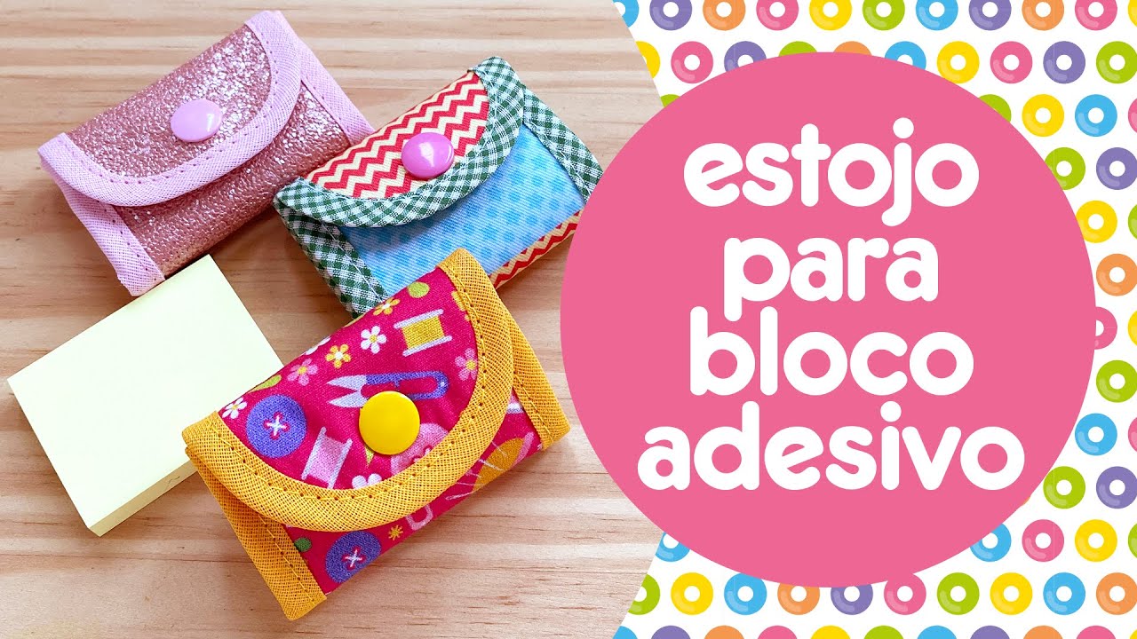 Estojinho para bloco adesivo
