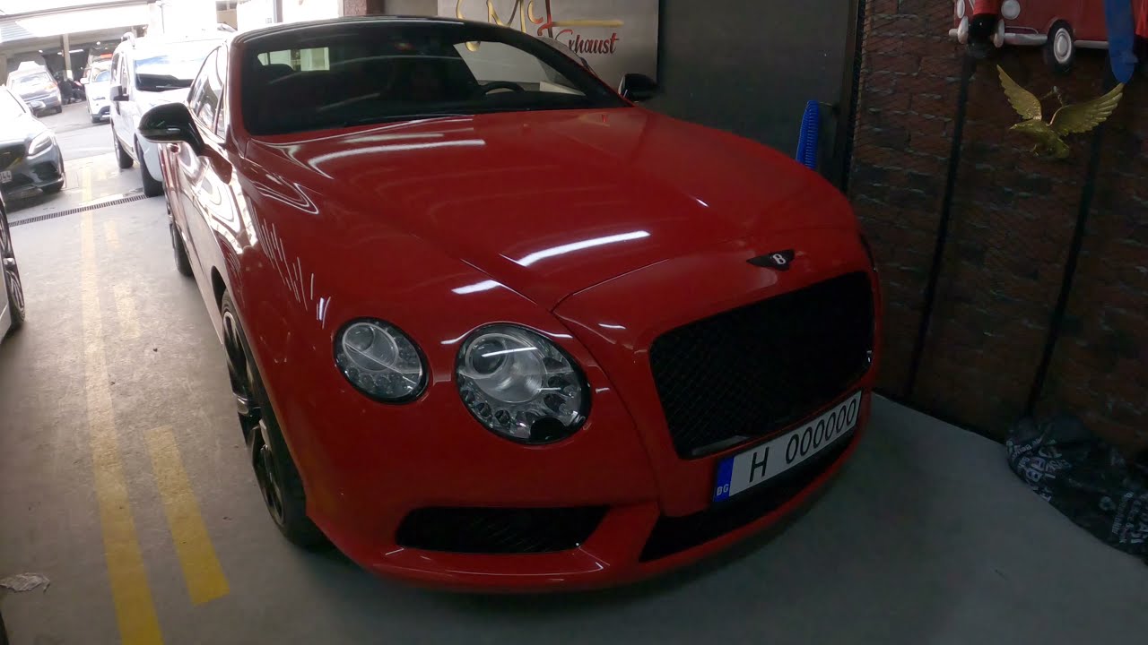 Bentley Continental GT V8 520 HP 4.0L  - Emil Performance Exhaust / Uzay Gemisine Egzoz Yaptık
