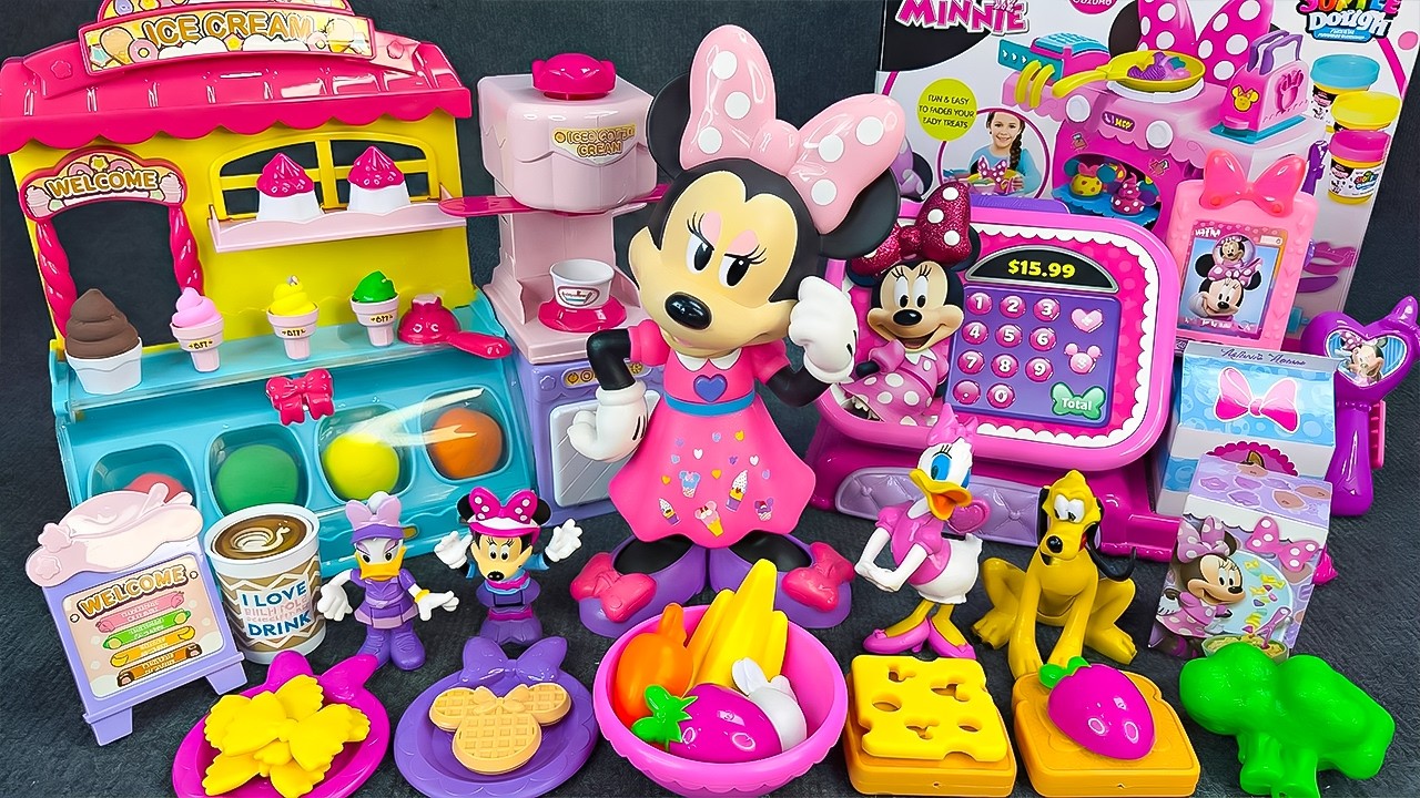 Minnie ASMR 2026🎀 Zufriedenstellende Auspacken MICKEY Kochspielzeug Review,Cash Register Review