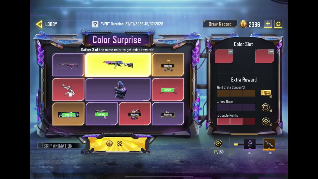 Codm Sales:New COLOR SURPRISE EVENT Legendary PPSh-41|Got OG Tempest|Saved CP🤑💯💀#codm#gaming#video 