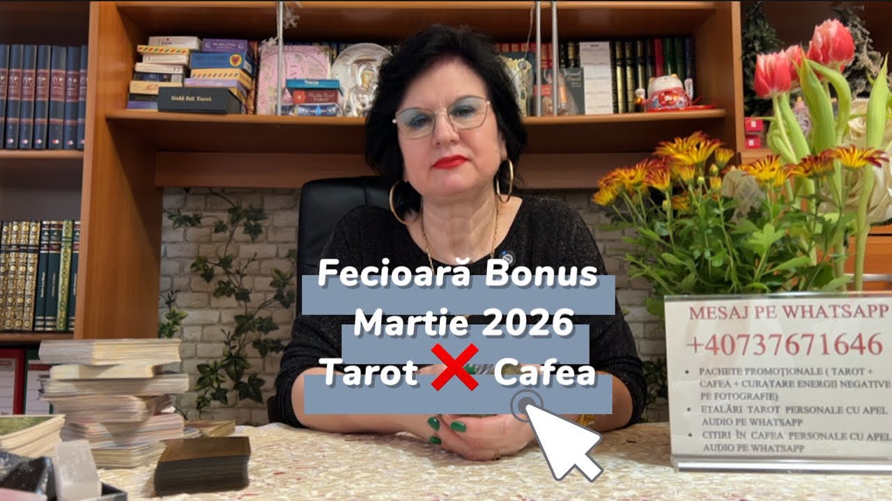 FECIOARA Bonus Martie 2026 🔮 Atingi obiectivele ! Vin banii! ✨ Tarot ❌ Cafea ☕️   