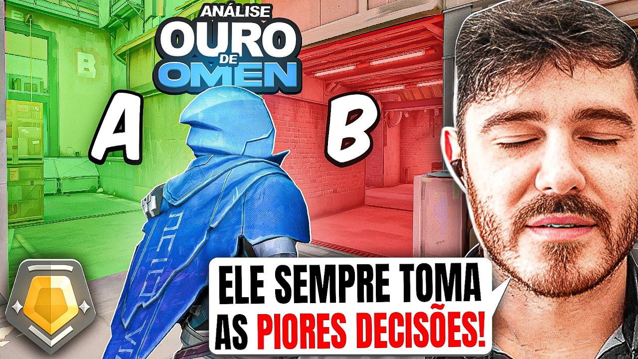 Analisei um Omen que SÓ TOMA as PIORES DECISÕES no OURO 2! - f0rsaken análises