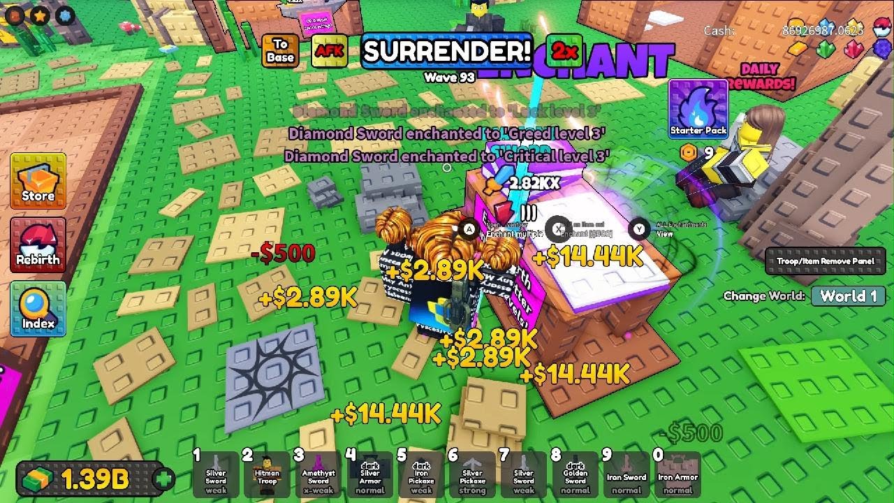 Train ur troops gameplay