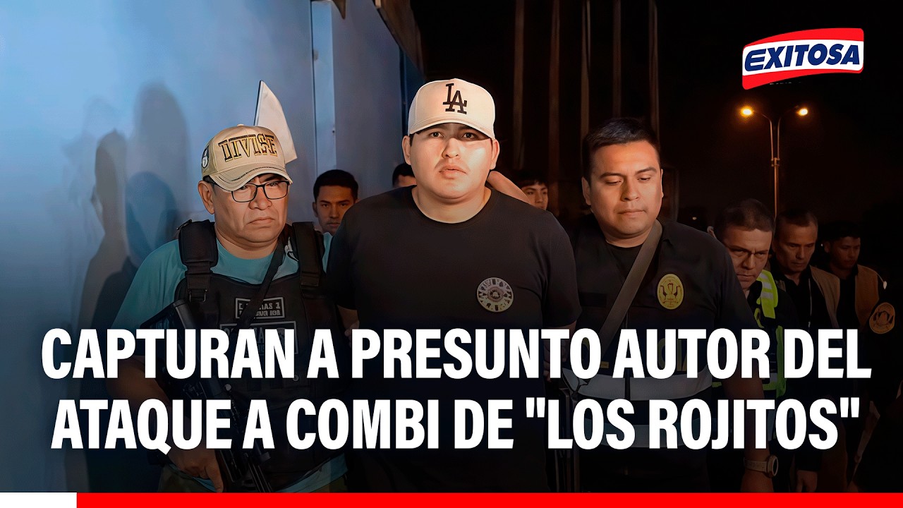 🔴🔵 Capturan a presunto autor del ataque a combi de 