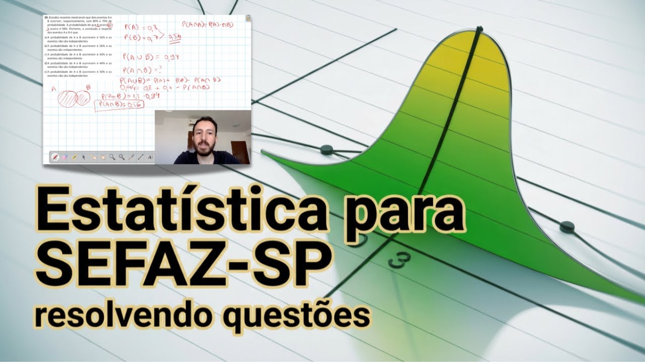 Estatística para SEFAZ-SP - Resolvendo questões