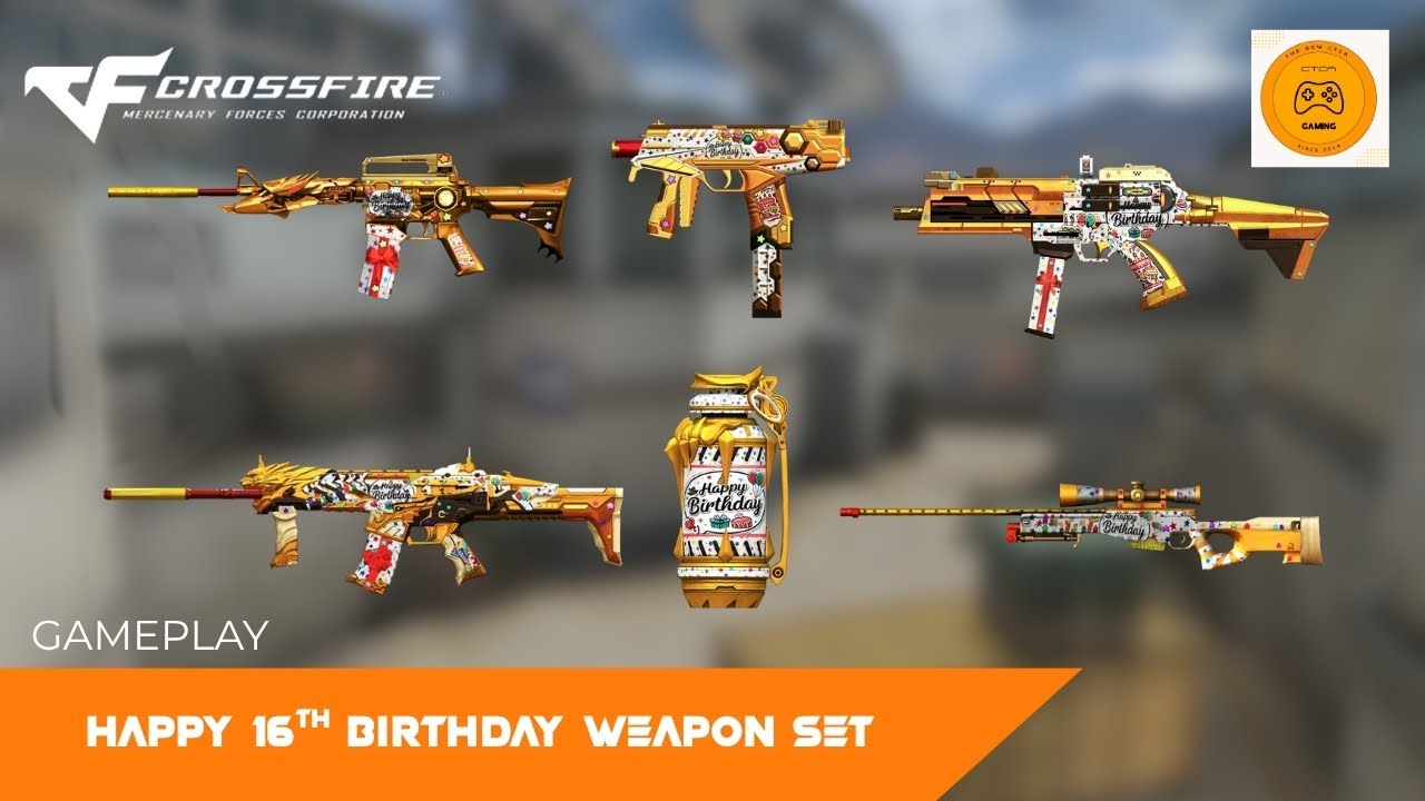 Crossfire PH - Happy Birthday Weapon Set [Gameplay]