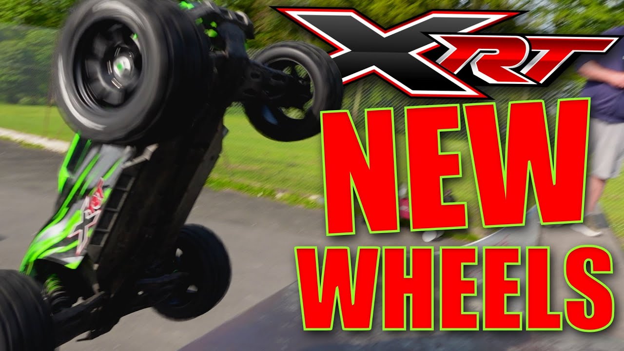 Traxxas XRT покоряет скейт-парк с новыми колесами Louise!
