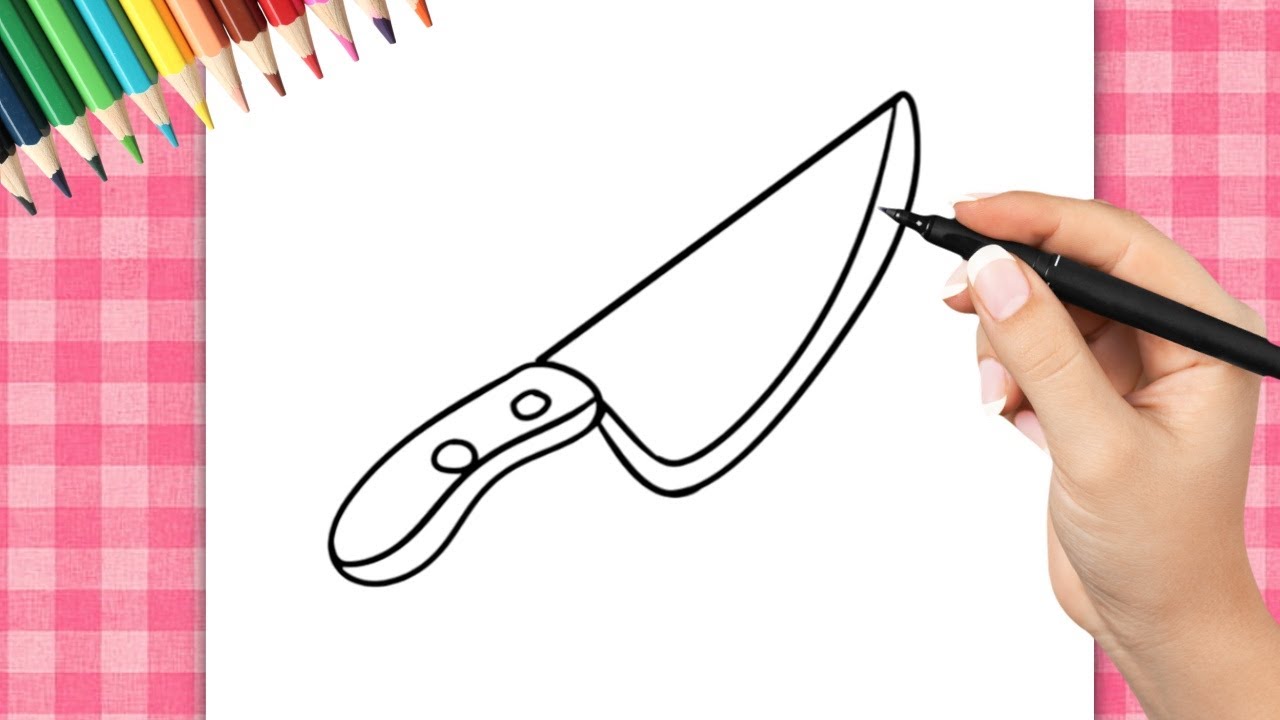 COMMENT DESSINER UN COUTEAU