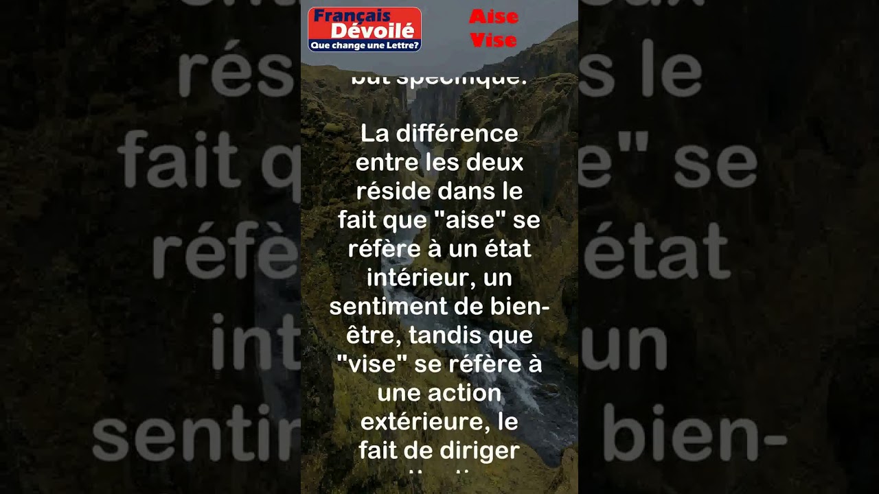 Aise et Vise 