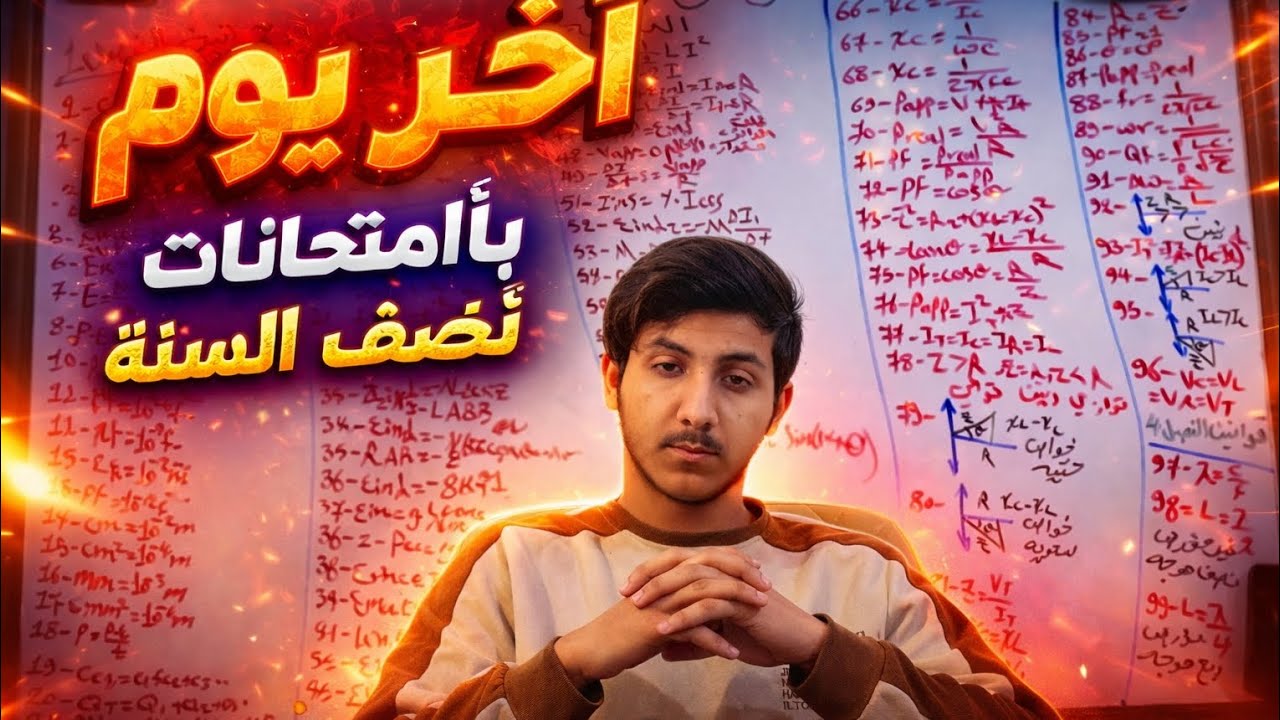 اخر يوم بأمتحانات نصف السنه! 😂🗿