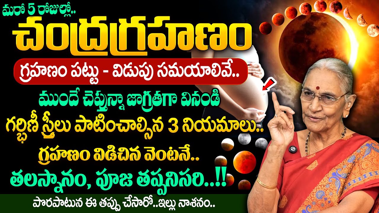 Anantha Lakshmi - 5 రోజుల్లో చంద్రగ్రహణం || Significance of Chandragrahanam 2025 || SumanTV