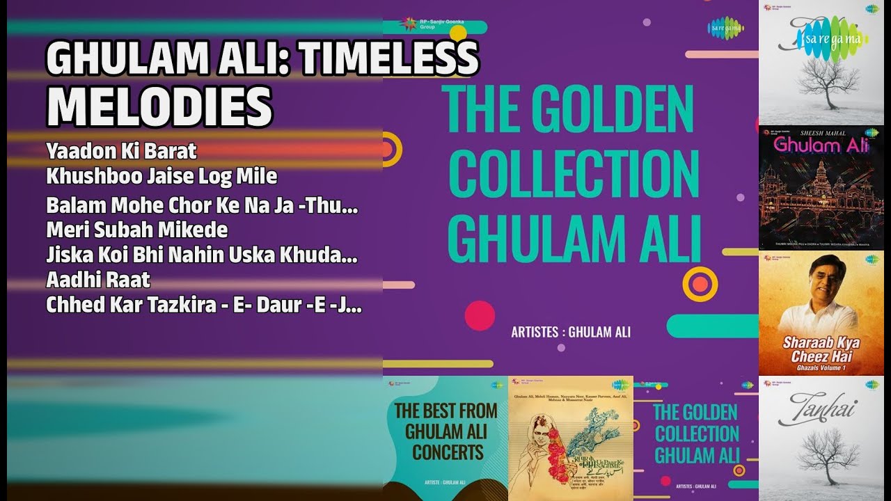 ग़ुलाम अली: क्लासिक ग़ज़लें | Ghulam Ali Songs | Yaadon Ki Barat | Khushboo Jaise Log Mile