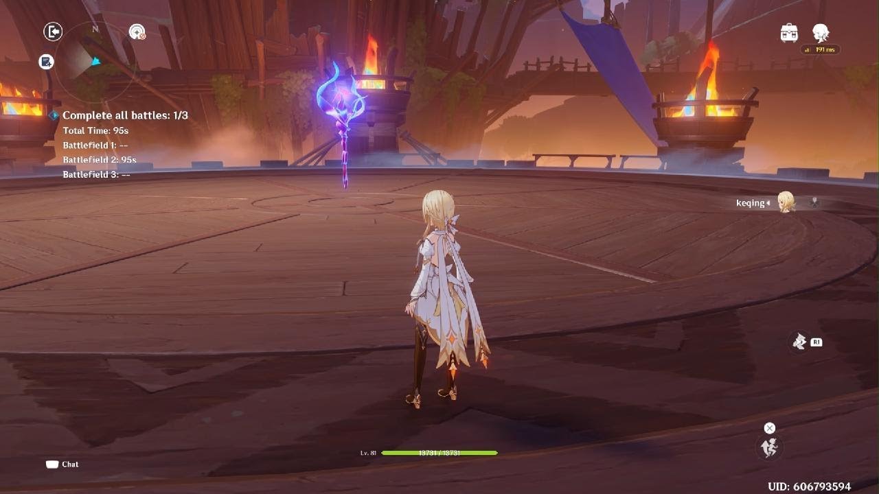 　lunar charge keqing clears fearless 