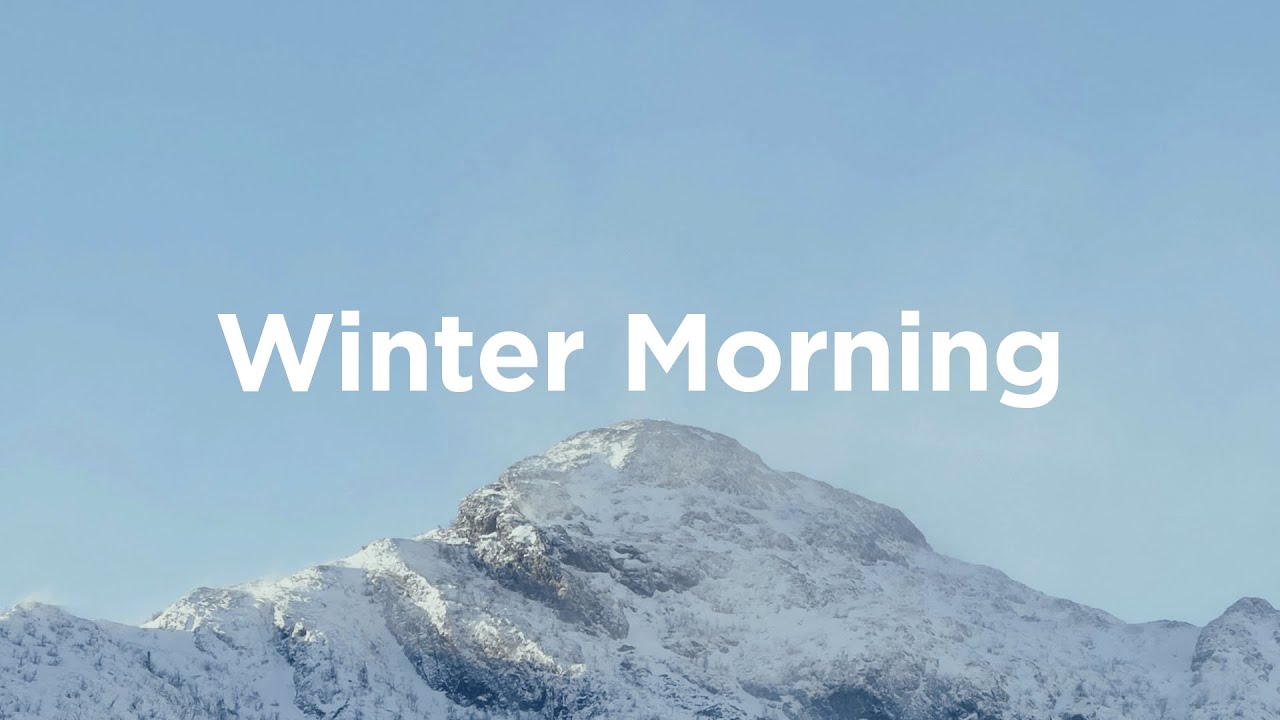 Winter Coffee ☕ Chillout Morning Vibes