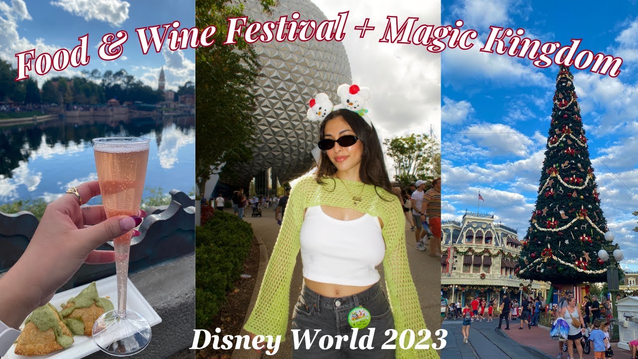 Disney World EPCOT Food & Wine Festival 2023  + Magic Kingdom ✨ | pin trading, solo day + more!