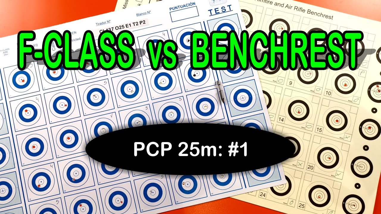 F-CLASS vs BENCHREST 25m: Blanco de Aire Comprimido