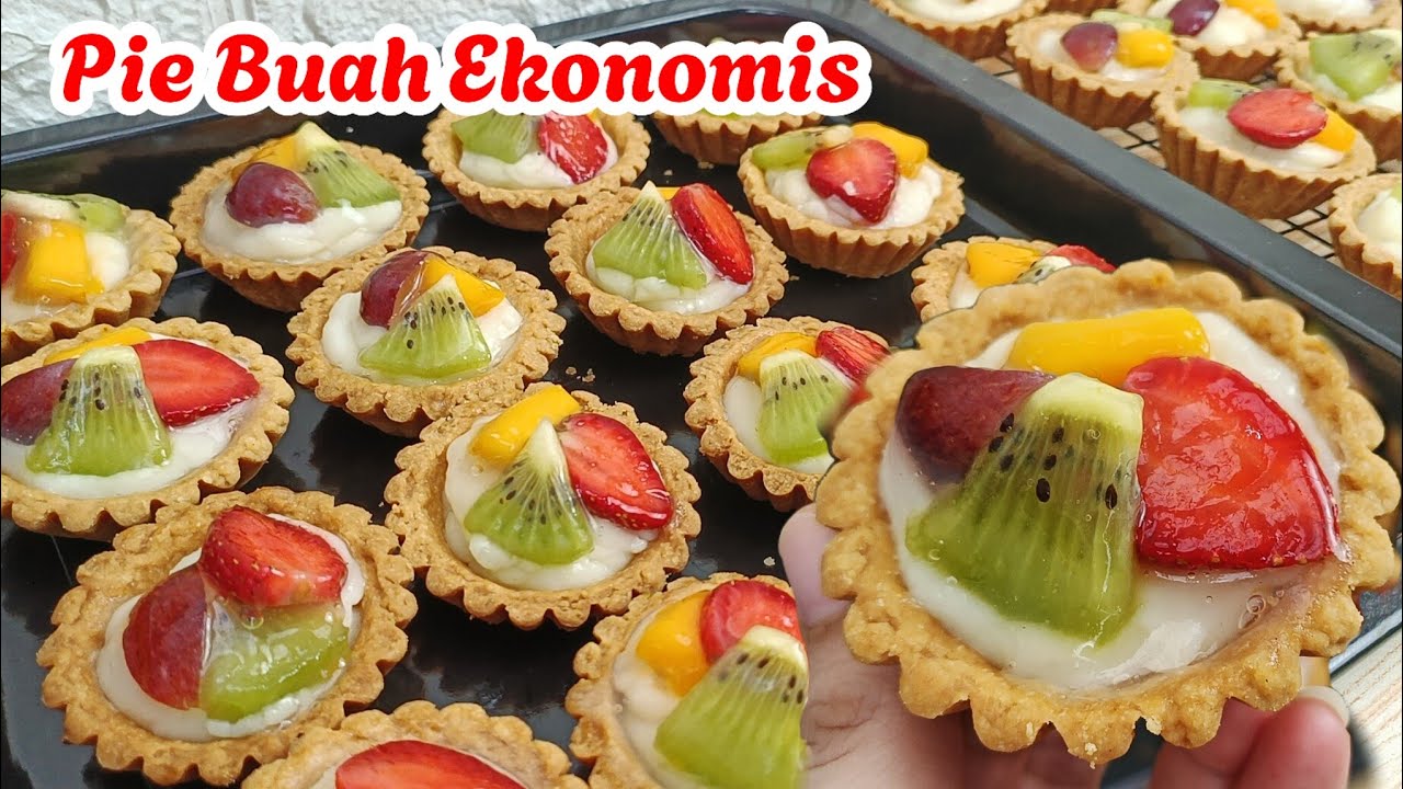 OMSET 100 PCS PERHARI JUALAN KUE PIE BUAH PAKAI RESEP INI DIJAMIN ENAK LARIS MANIS CUKUP 1 TELUR