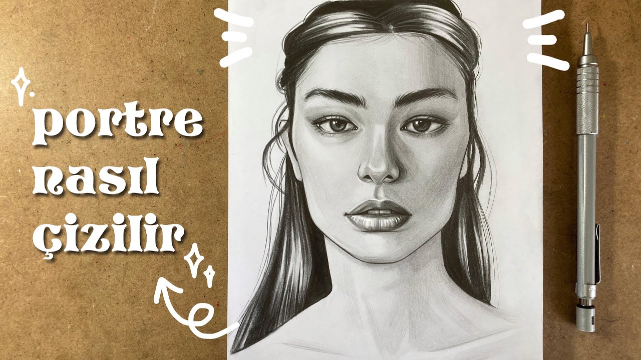 Portre Nasıl Çizilir ? | Portre Taslağı Ve Tonlaması