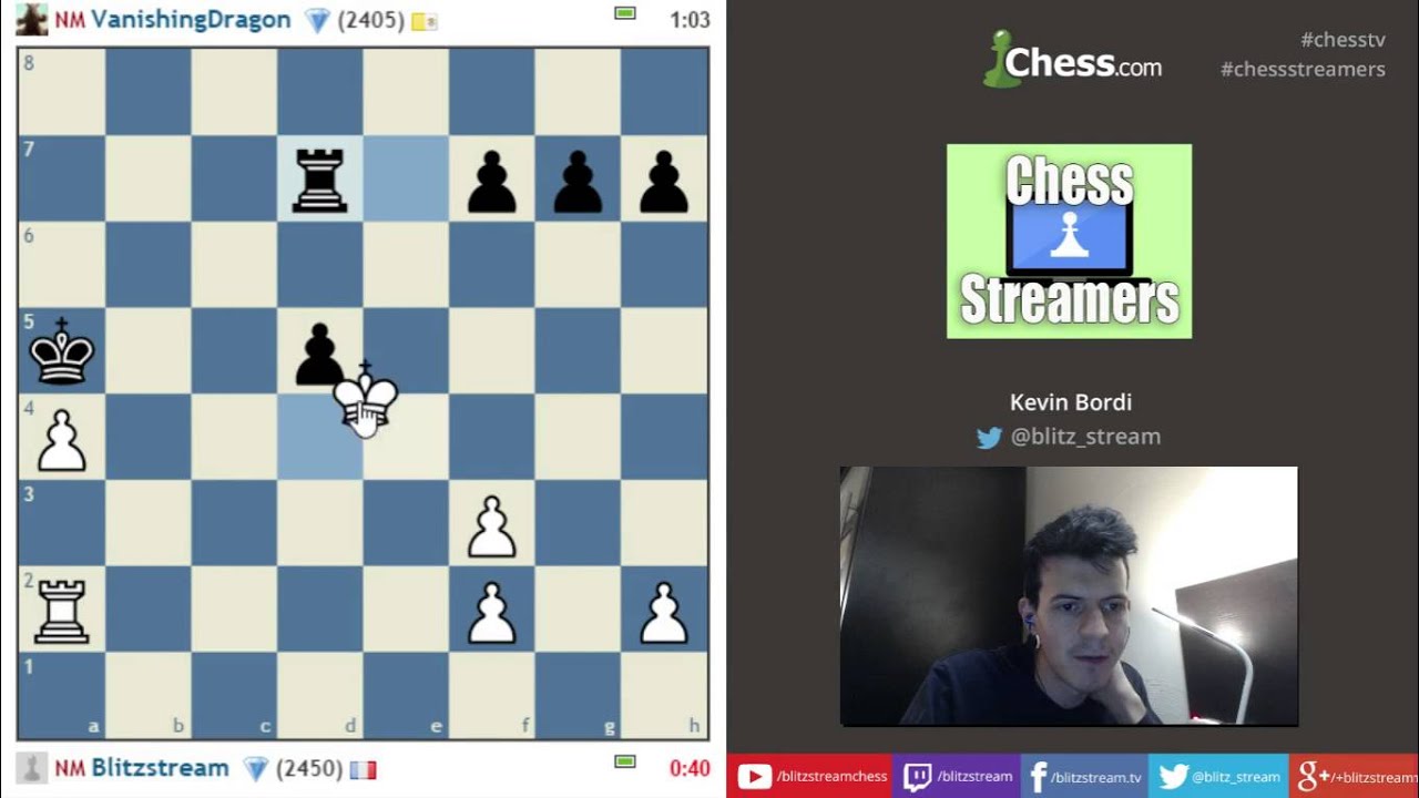 Just a Chess blitz #61 couple games vs NM vanishingdragon