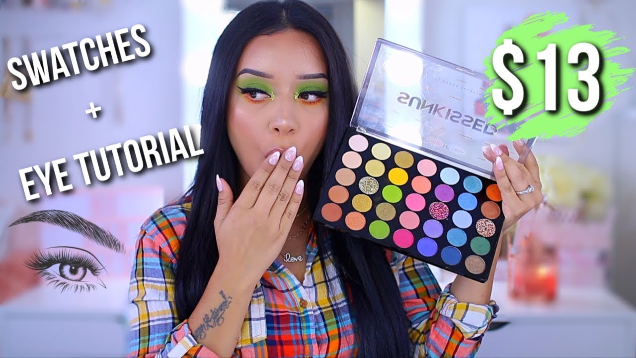 ANOTHER AFFORDABLE DRUGSTORE MAKEUP REVIEW | PROFUSION SUNKISSED PALETTE  ohmglashes
