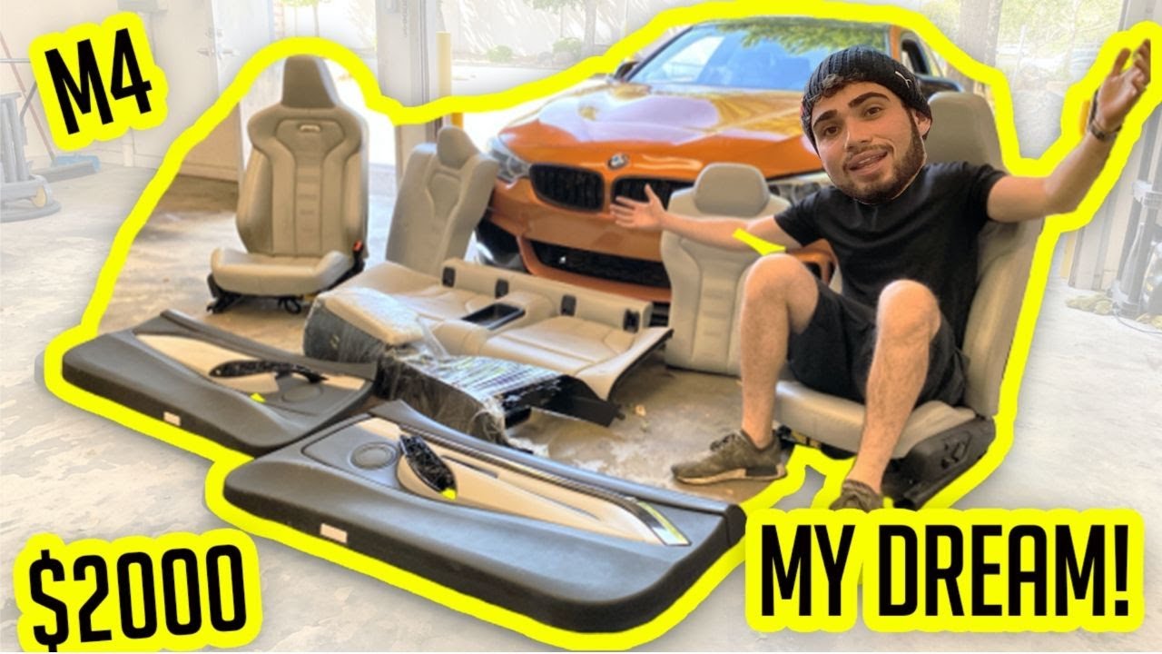 SWAPPING MY 435I INTERIOR WITH M4 INTERIOR! (RARE SEATS!)